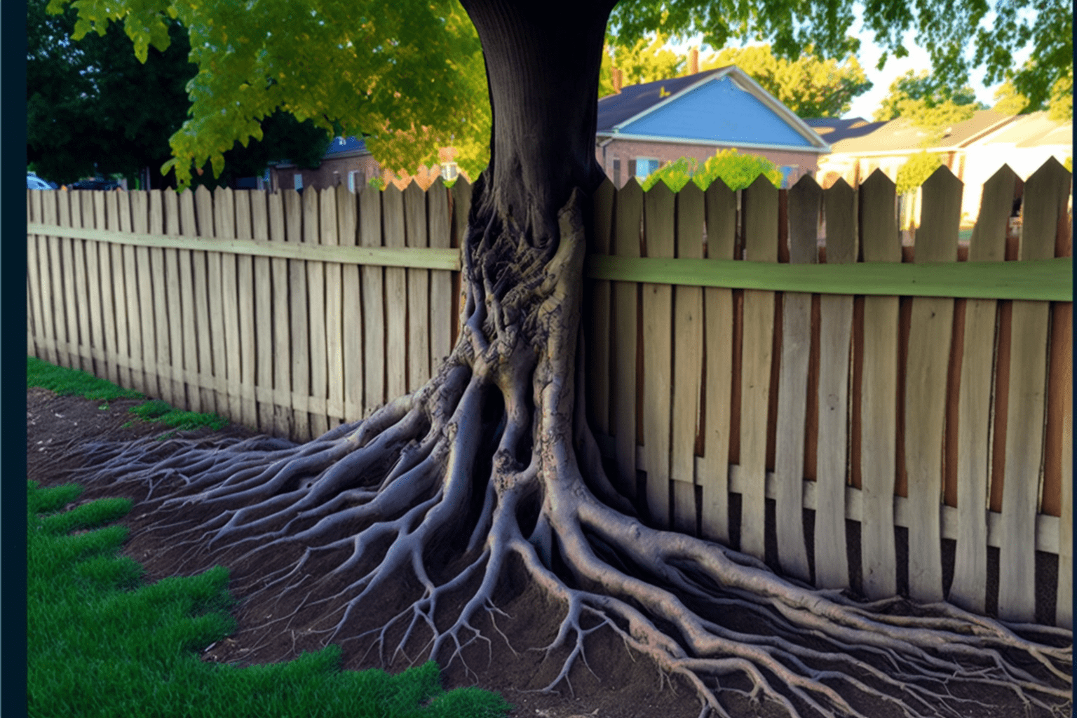 Neighbor's Tree Roots Damaging Your Property What to Do Neighbor Cut