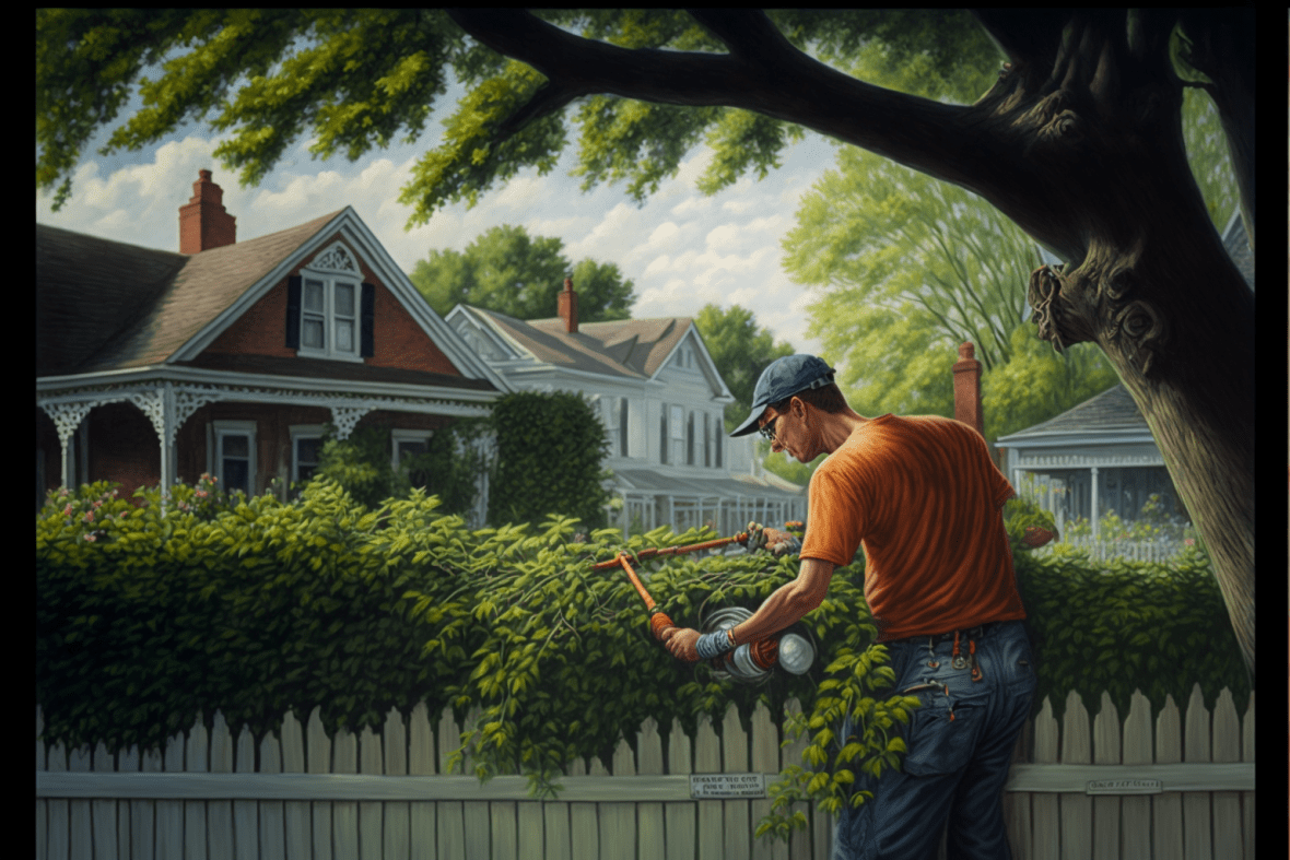 Who is responsible for cutting overhanging tree branches? Neighbor